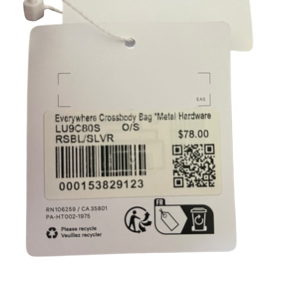 LULULEMON Rose Blush Everywhere Crossbody Bag - Picture 2 of 2